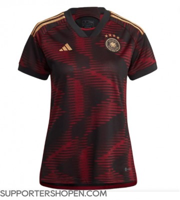 Tyskland Borta Matchtröja Dam VM 2022 Kortärmad
